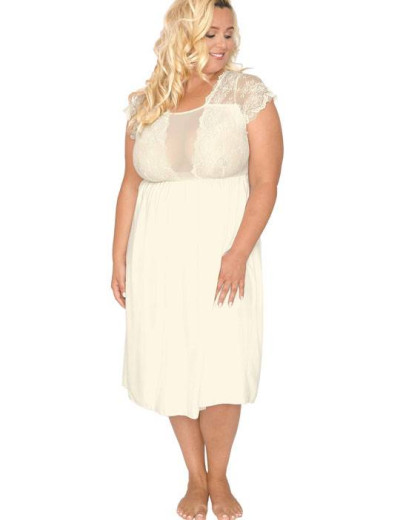 Сорочка Akcent 504 экрю, Цвет: экрю, Размеры: S, изображение 3