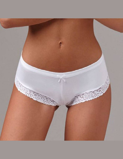 Трусы шортики Lovely Girl 8310 bianco, Цвет: bianco (белый), Размеры: XL, изображение 5