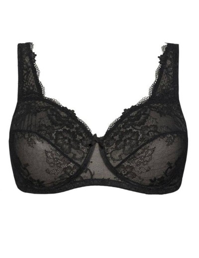 Бюстгальтер мягкий без косточек Sielei WONDER LACE 2440 nero, Цвет: nero (черный), Размеры: 80D, изображение 4