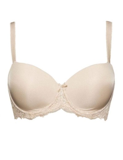 Бюстгальтер формованная чашка Sielei WONDER LACE 2452 cipria, Цвет: cipria (телесный), Размеры: 100C, изображение 3