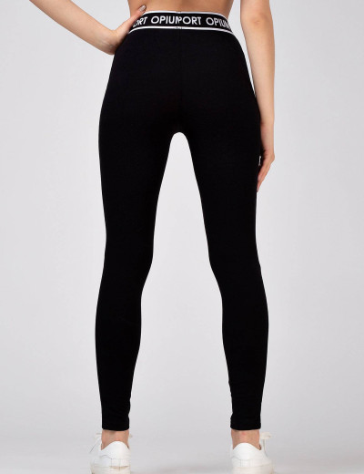 Леггинсы хлопковые Opium PF-18, Цвет: черный, Размеры: S, изображение 2