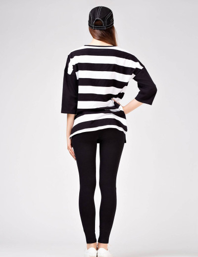 Леггинсы хлопковые Opium PF-18, Цвет: черный, Размеры: S, изображение 5