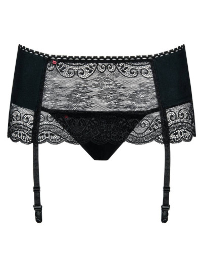 Пояс для чулок с трусиками Obsessive MIAMOR GARTER BELT черный, Цвет: черный, Размеры: S/M, изображение 4