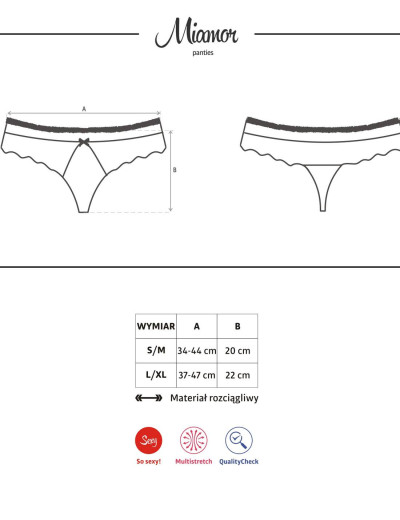 Трусы бразилиана Obsessive MIAMOR PANTIES рубиновый, Цвет: рубиновый, Размеры: L/XL, изображение 3
