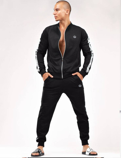 Толстовка на молнии Opium F-121, Цвет: черный, Размеры: 3XL, изображение 3