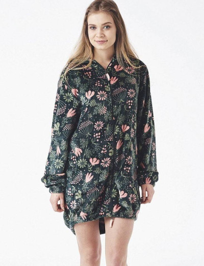 Теплый флисовый кардиган Key LGS 550, Цвет: черный/зеленый, Размеры: L/XL, изображение 2