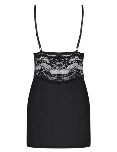 Сексуальная сорочка Obsessive 810 CHEMISE черный, Цвет: черный, Размеры: S/M, изображение 4 Сексуальная сорочка Obsessive 810 CHEMISE черный, Цвет: черный, Размеры: S/M, изображение 4