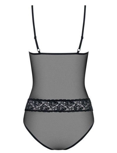 Эротическое боди Obsessive 812 TEDDY, Цвет: черный, Размеры: S/M, изображение 4