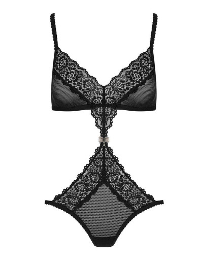 Эротическое боди Obsessive 852 TED-1, Цвет: черный, Размеры: S/M, изображение 3