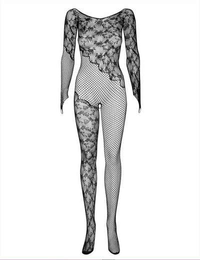 Боди-комбинезон Obsessive F 210, Цвет: черный, Размеры: S/M/L, изображение 5 Боди-комбинезон Obsessive F 210, Цвет: черный, Размеры: S/M/L, изображение 5