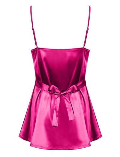 Сексуальная сорочка Obsessive SATINIA BABYDOLL розовый, Цвет: розовый, Размеры: S/M, изображение 4