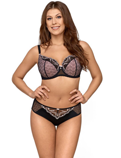 Трусы слипы миди Ava SAY IT 1802 figi, Цвет: черный, Размеры: 2XL, изображение 2