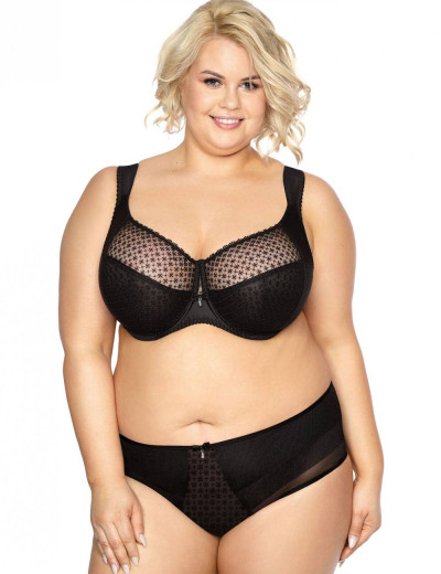 Трусы слипы миди Gaia 874 SAMIRA MAXI черный, Цвет: черный, Размеры: 4XL, изображение 3