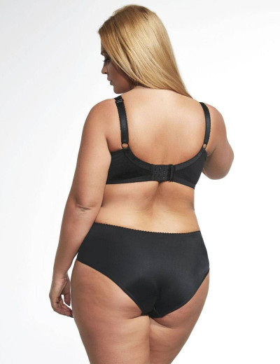 Трусы слипы миди Kris Line VERONICA briefs midi, Цвет: черный, Размеры: M, изображение 4