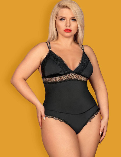 Эротическое боди с уплотненной чашкой Obsessive LOLITTE BODY, Цвет: черный, Размеры: S/M, изображение 3 Эротическое боди с уплотненной чашкой Obsessive LOLITTE BODY, Цвет: черный, Размеры: S/M, изображение 3