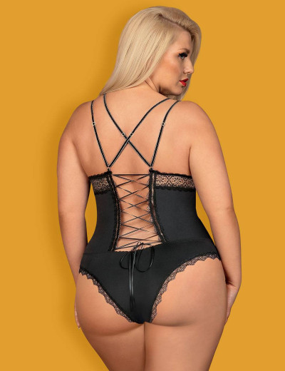 Эротическое боди с уплотненной чашкой Obsessive LOLITTE BODY, Цвет: черный, Размеры: S/M, изображение 2 Эротическое боди с уплотненной чашкой Obsessive LOLITTE BODY, Цвет: черный, Размеры: S/M, изображение 2
