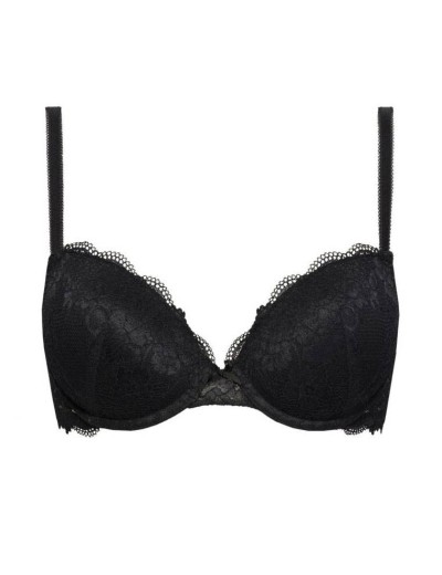 Бюстгальтер с пуш-ап Sielei WONDER LACE 2444 nero, Цвет: nero (черный), Размеры: 70C, изображение 4