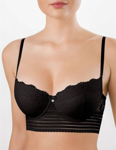 Бюстгальтер балконет пуш-ап VOVA PAOLA V48430 черный, Цвет: черный, Размеры: 70A, изображение 6