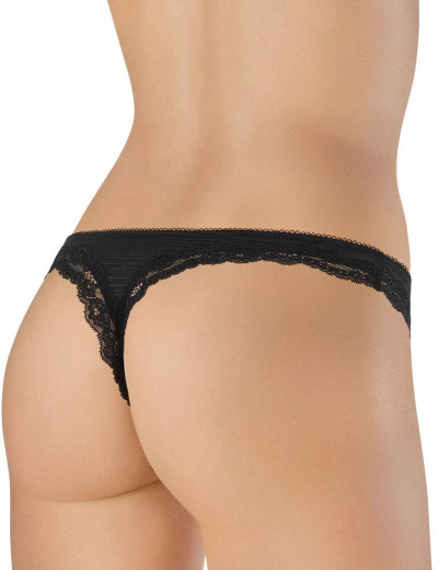 Трусы стринги Amelie FORTUNA 8009-1 черный new, Цвет: черный, Размеры: XXS, изображение 3