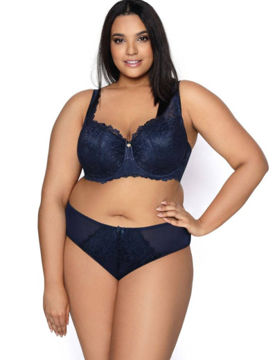 Бюстгальтер балконет тюльпан MAT CARMELA GRANAT 053-22, Цвет: темно-синий, Размеры: 65C, изображение 2