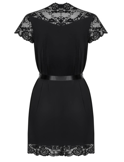 Пеньюар Obsessive 810 PEI черный, Цвет: черный, Размеры: L/XL, изображение 6