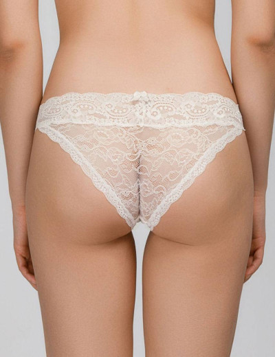 Кружевные трусы танга Amelie NINA 1009-2 молочный, Цвет: молочный, Размеры: 2XL, изображение 2 Кружевные трусы танга Amelie NINA 1009-2 молочный, Цвет: молочный, Размеры: 2XL, изображение 2