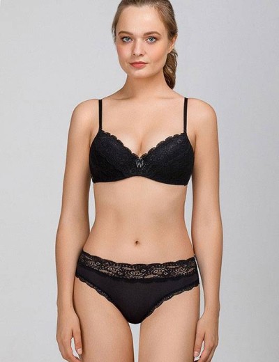 Трусы брифы Amelie NINA 1011-2 черный, Цвет: черный, Размеры: S, изображение 3 Трусы брифы Amelie NINA 1011-2 черный, Цвет: черный, Размеры: S, изображение 3