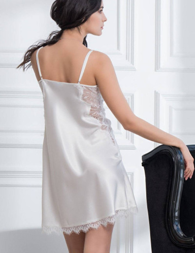 Сорочка атласная Mia-Amore AFRODITA 2160 белый, Цвет: белый, Размеры: XS, изображение 2