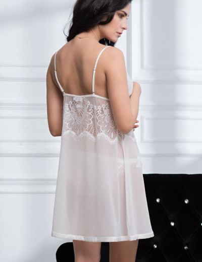 Полупрозрачная сорочка с трусиками Mia-Amore AFRODITA 2164 белый, Цвет: белый, Размеры: M, изображение 2