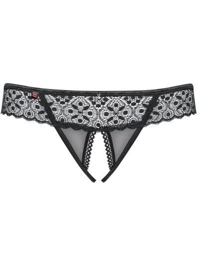 Сексуальные трусики Obsessive SHIBU CROTHLESS THONG, Цвет: черный, Размеры: L/XL, изображение 3 Сексуальные трусики Obsessive SHIBU CROTHLESS THONG, Цвет: черный, Размеры: L/XL, изображение 3