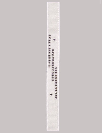 Бретельки тканевые с украшением Julimex RB-375 10мм, Цвет: белый, Размеры: UN