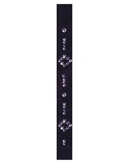 Бретельки тканевые с украшением Julimex RB-87 10мм, Цвет: черный, Размеры: UN