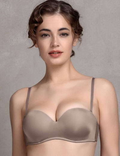 Бюстгальтер анжелика пуш-ап Mioocchi ADELE 7537 stone, Цвет: stone (кофейный), Размеры: 85D, изображение 4