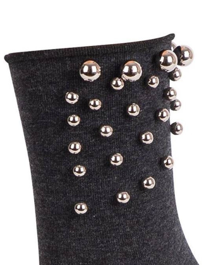 Носки женские Marilyn COTTON SILVER TEARS графит, Цвет: графит, Размеры: UN, изображение 2