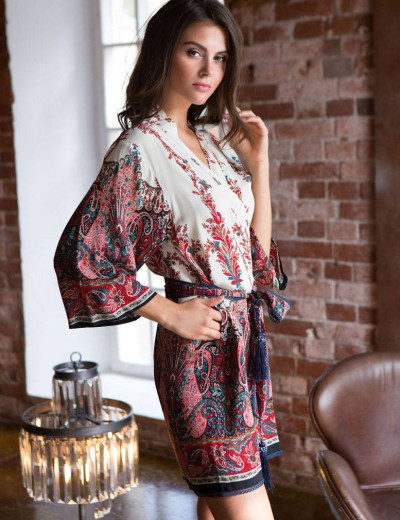 Халат-кимоно Mia-Mia SHAKIRA 16073 принт 983, Цвет: принт 983, Размеры: S, изображение 3