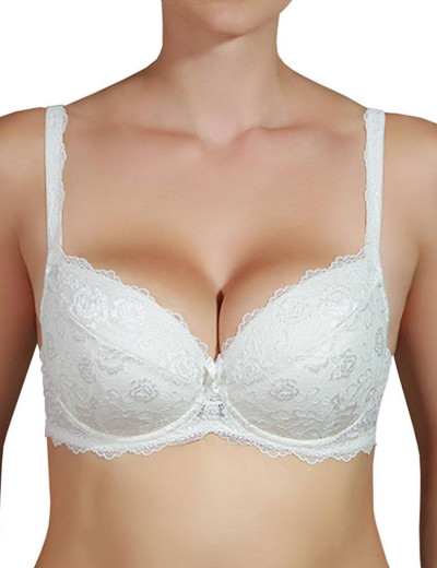 Бюстгальтер балконет с пуш-ап Albina L CHARM 6071 молочный, Цвет: молочный, Размеры: 90D, изображение 3