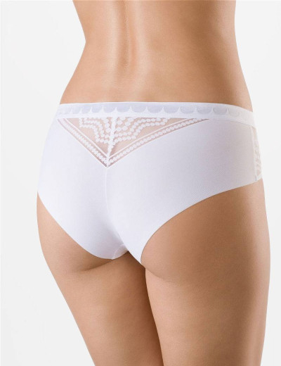 Трусы слипы миди VOVA PERLIN V48340 белый, Цвет: белый, Размеры: XS, изображение 2