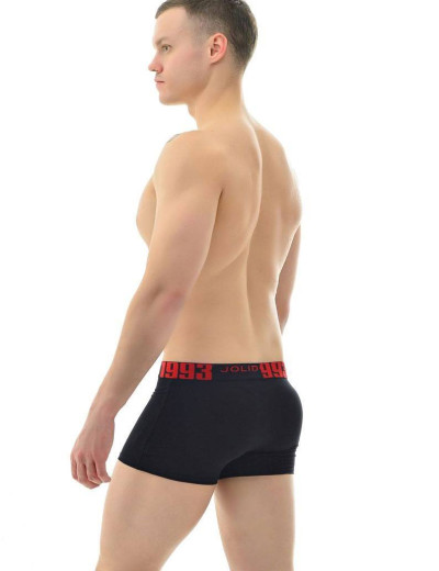 Трусы боксеры мужские Jolidon N190BL black, Цвет: black (черный), Размеры: 2XL, изображение 4