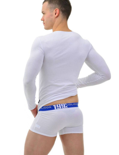 Трусы боксеры мужские Jolidon N190BL white, Цвет: white (белый), Размеры: M, изображение 4