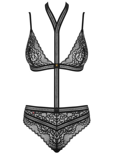 Сексуальное боди Obsessive AILAY BODY, Цвет: черный, Размеры: L/XL, изображение 3