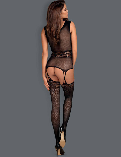 Боди-комбинезон Obsessive F232, Цвет: черный, Размеры: S/M/L, изображение 4