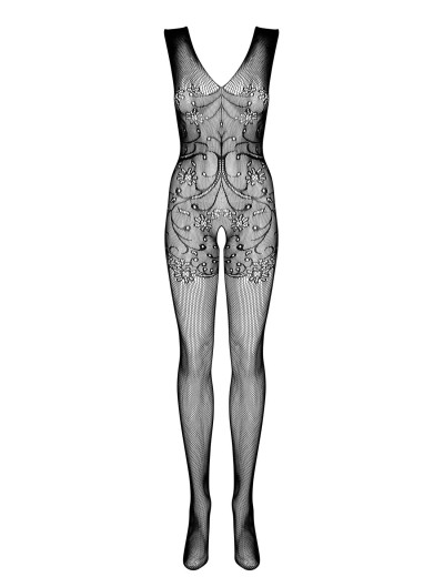 Боди-комбинезон Obsessive F 234, Цвет: черный, Размеры: S/M/L, изображение 5