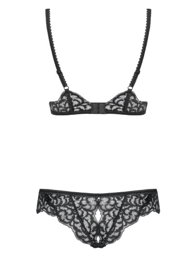 Сексуальный комплект Obsessive LALUNA SET, Цвет: черный, Размеры: S/M, изображение 4