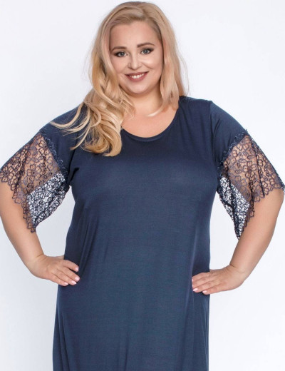 Сорочка Akcent 521, Цвет: синий, Размеры: L, изображение 3