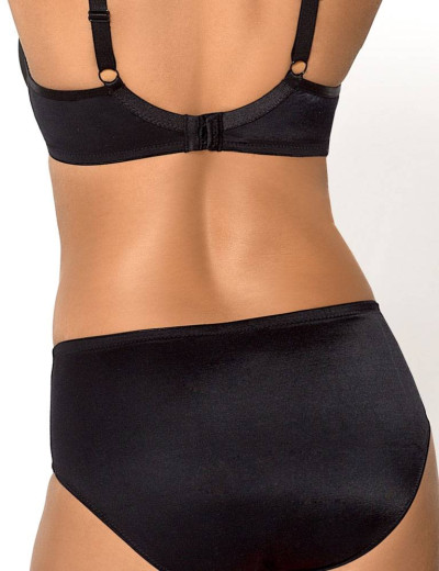 Трусы слипы миди Nipplex ANNA FIGI черный, Цвет: черный, Размеры: L, изображение 2