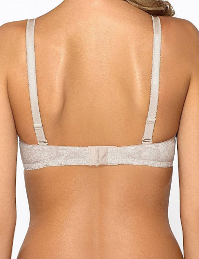 Бюстгальтер балконет с пуш-ап Nipplex NIKOLETA P-UP, Цвет: экрю, Размеры: 70C, изображение 2