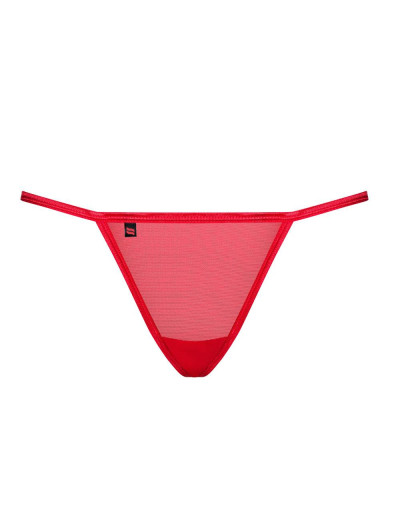 Эротические трусики стринги Obsessive GIFTELLA THONG, Цвет: красный, Размеры: L/XL, изображение 4