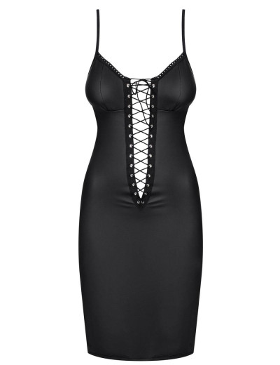 Платье со шнуровкой Obsessive REDELLA DRESS, Цвет: черный, Размеры: L/XL, изображение 4