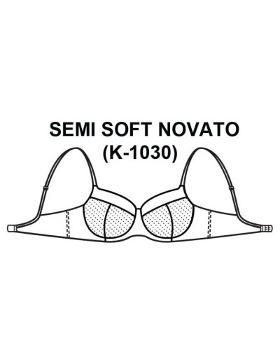 Бюстгальтер полумягкий Ava DREAM OFF 1763 PU синий, Цвет: синий, Размеры: 75C, изображение 3