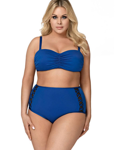 Раздельный купальник Lorin L2266/0, Цвет: васильковый, Размеры: 80F, изображение 3